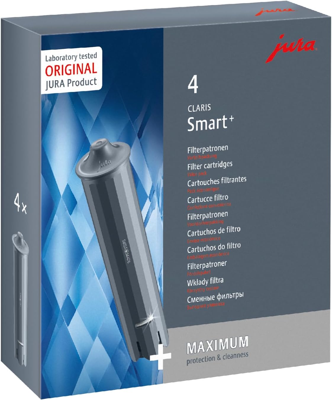 Jura Claris Smart+ Filter 4er Pack: Mega-Sparangebot für Kaffeeliebhaber