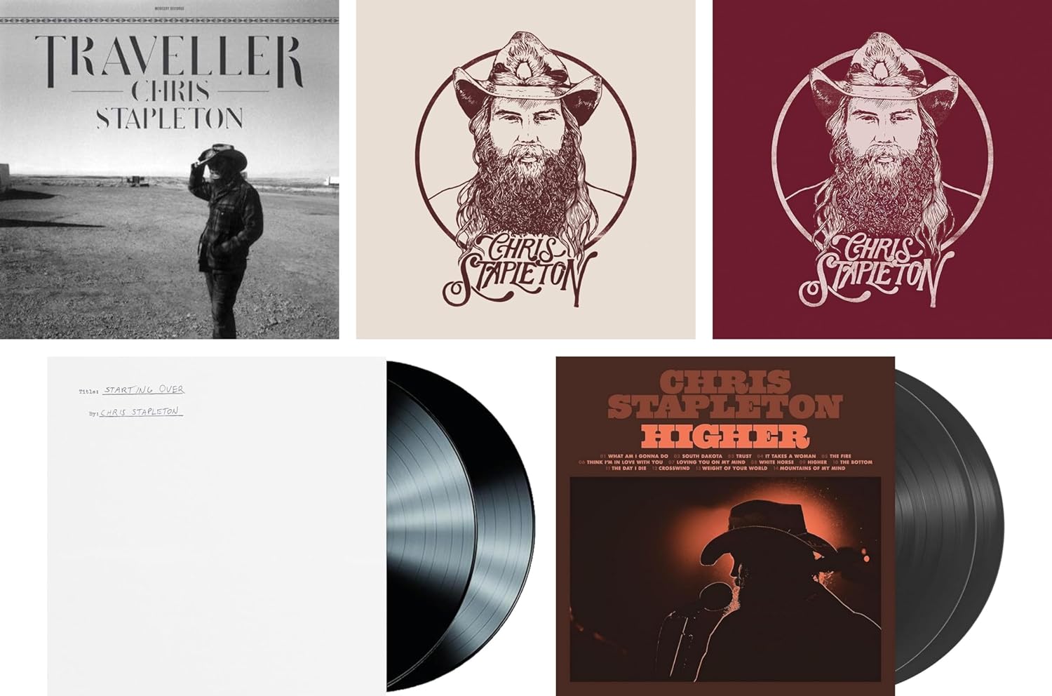 Chris Stapleton Vinyl-Kollektion zum Hammerpreis – Jetzt zuschlagen!