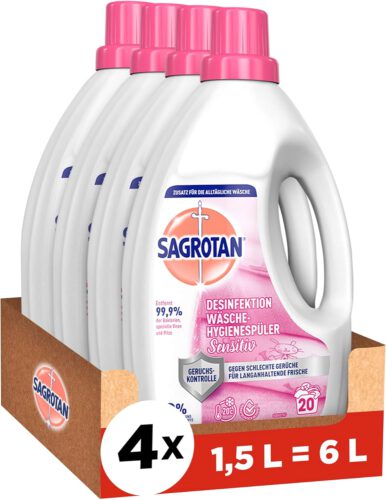 Sagrotan Sensitiv Wäsche Desinfektionsspüler im Mega-Deal – jetzt sparen!