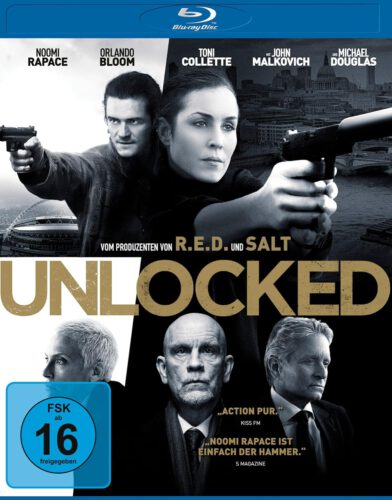 Unlocked Blu-ray Deal: Spannender Action-Thriller mit Noomi Rapace & Orlando Bloom