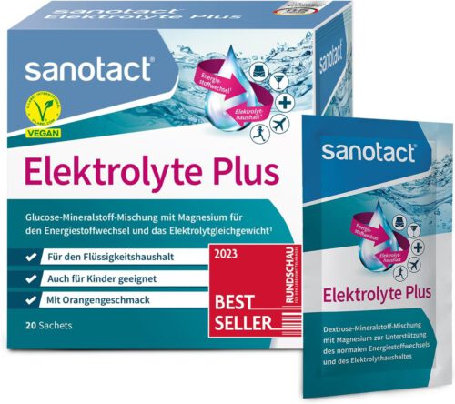 Sanotact Elektrolyte Plus: Leckerer Orangengeschmack & 28% sparen!