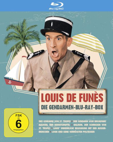 Louis de Funès Gendarmen Blu-ray Box im Sale – 6 Filme zum Schnäppchenpreis