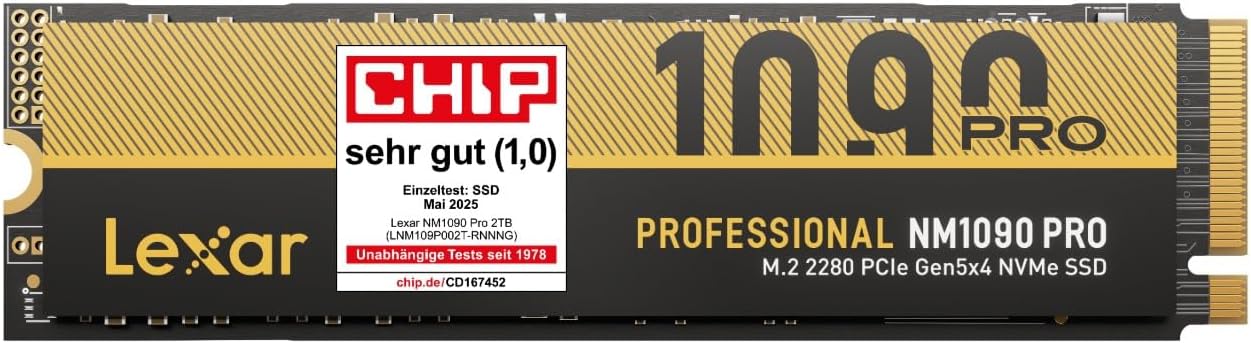 Lexar NM1090 PRO 2TB SSD Deal: Jetzt 23% sparen!
