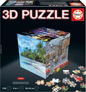 Educa 3D Puzzle Würfel Deal – 61% Rabatt & kreativer Spaß für die ganze Familie