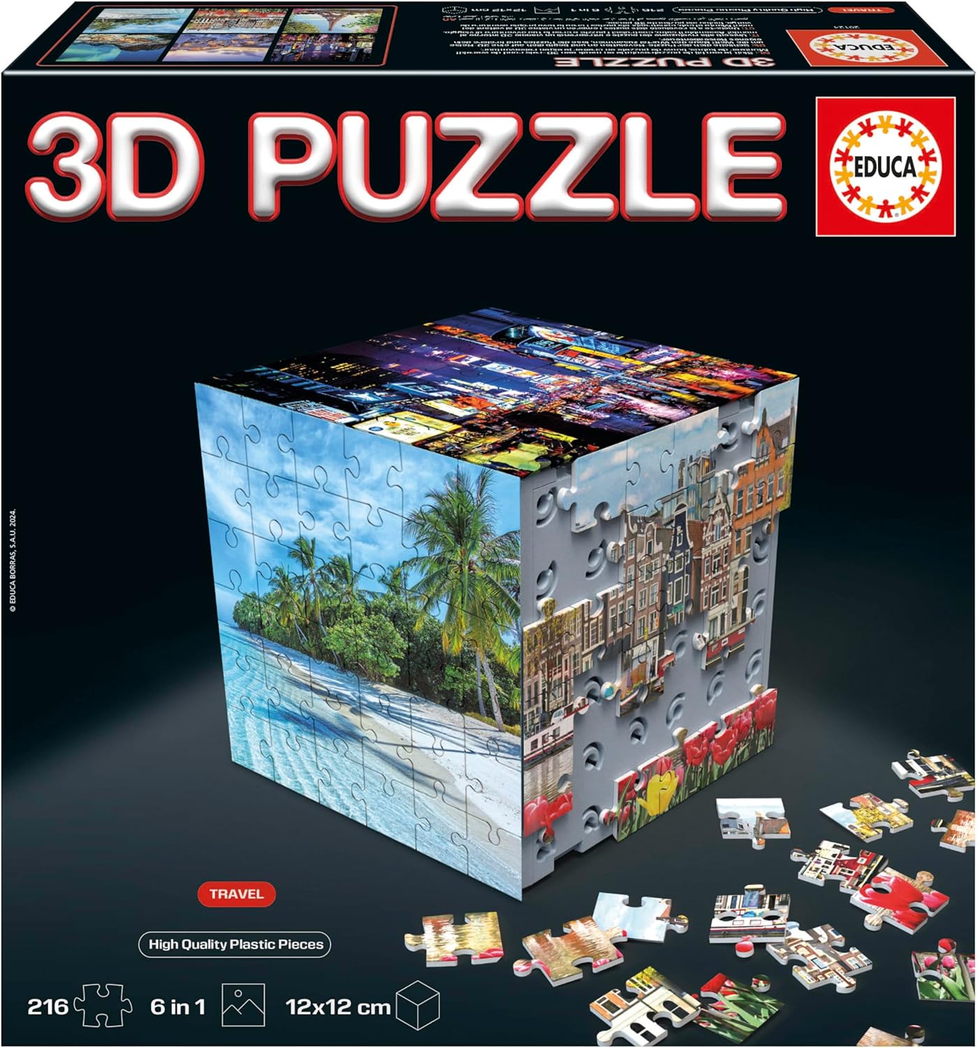 Educa 3D Puzzle Würfel Deal – 61% Rabatt & kreativer Spaß für die ganze Familie