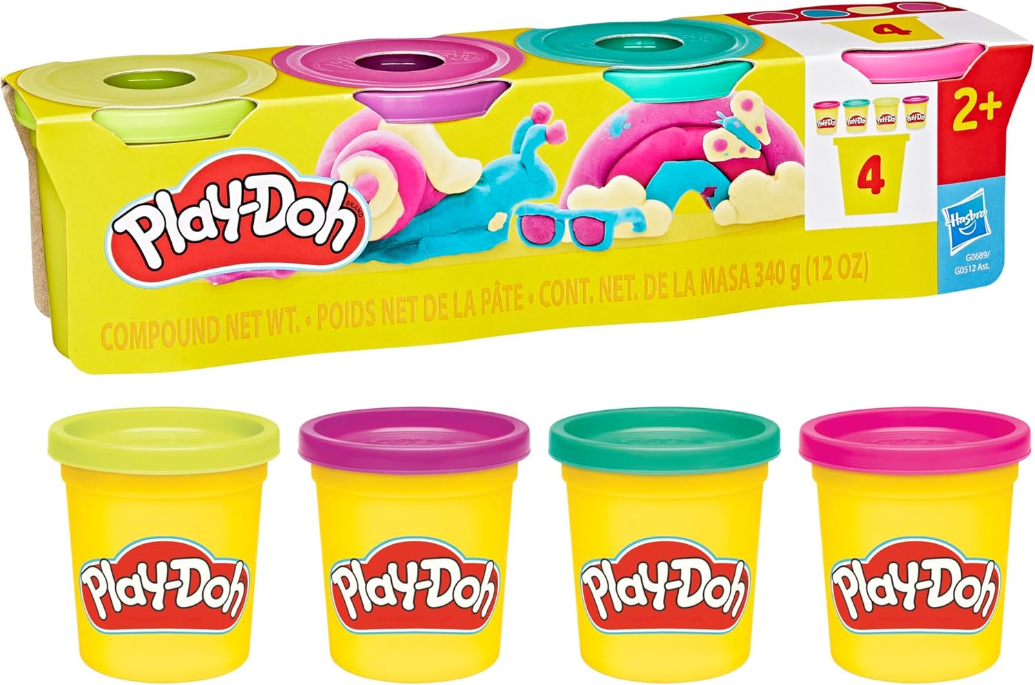 Play-Doh 4er-Pack für nur 2,99€ – Kreativität zum Schnäppchenpreis