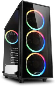 Sharkoon TG4 PC-Gehäuse mit RGB-Lüftern – Jetzt für nur 39,99€ sichern!