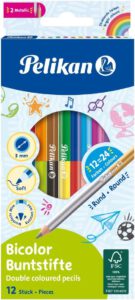 Pelikan Bicolor-Buntstifte Deal: 24 Farben zum Spitzenpreis!