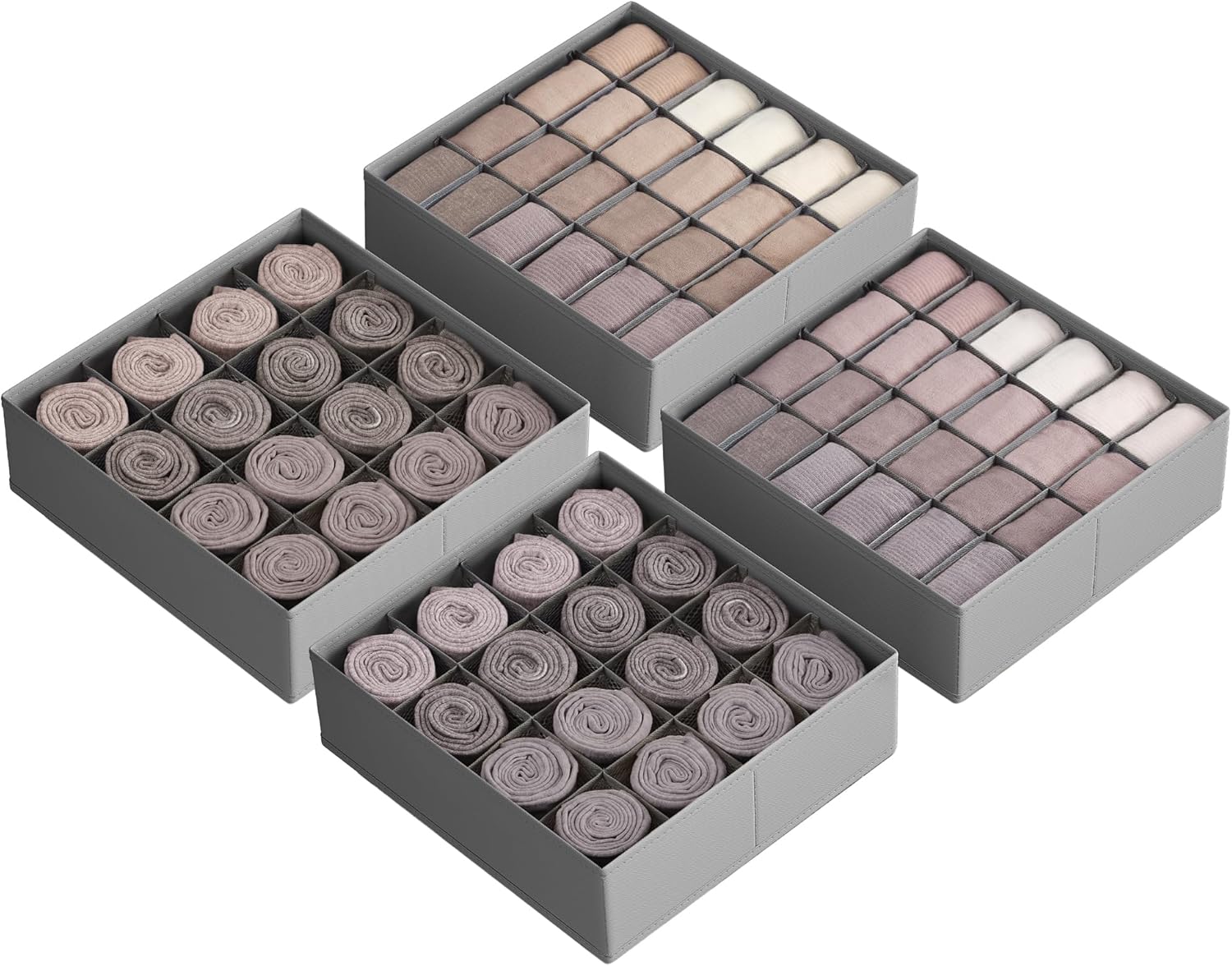 SONGMICS Unterwäsche-Organizer 4er Set für nur 10,07 € – Chaos adé!