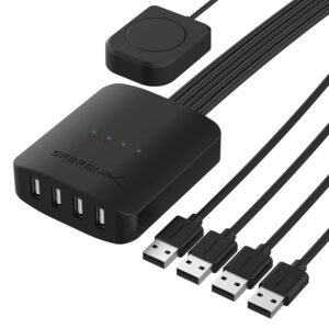 SABRENT USB-Switch Deal – 4 Geräte, 4 PCs, nur 19,94€