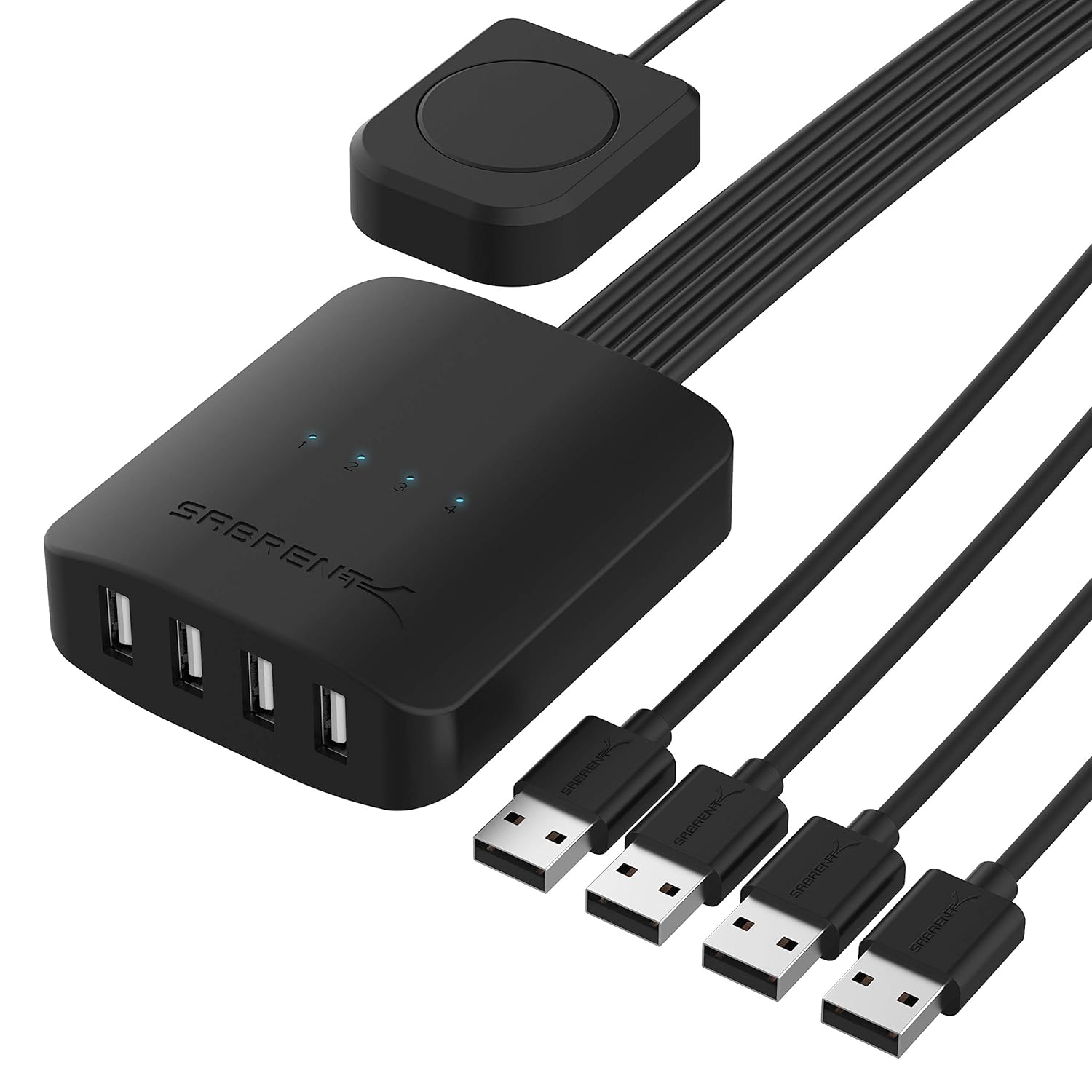 SABRENT USB-Switch Deal – 4 Geräte, 4 PCs, nur 19,94€