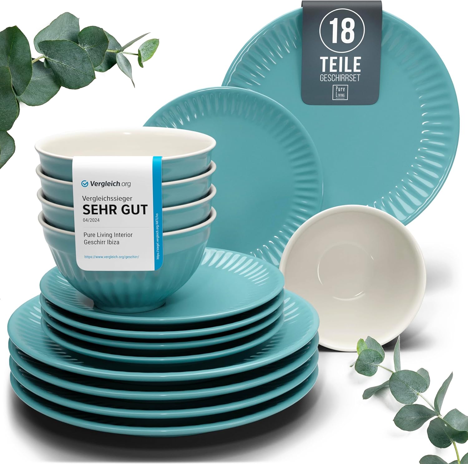 Stylisches Steingut-Set im Skandi-Look – jetzt für nur 27,95 € sichern