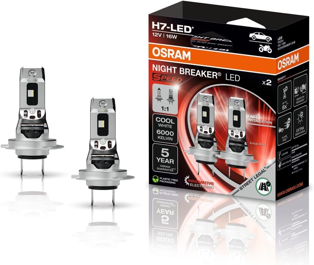 Osram Night Breaker LED H7 jetzt günstig bei Amazon Prime