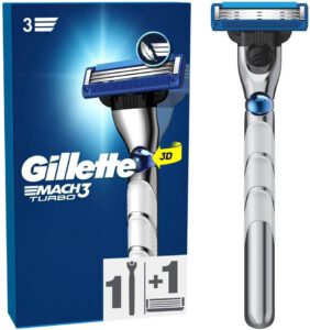 Gillette Mach3 Turbo Rasierer zum Hammerpreis – 50% gespart!