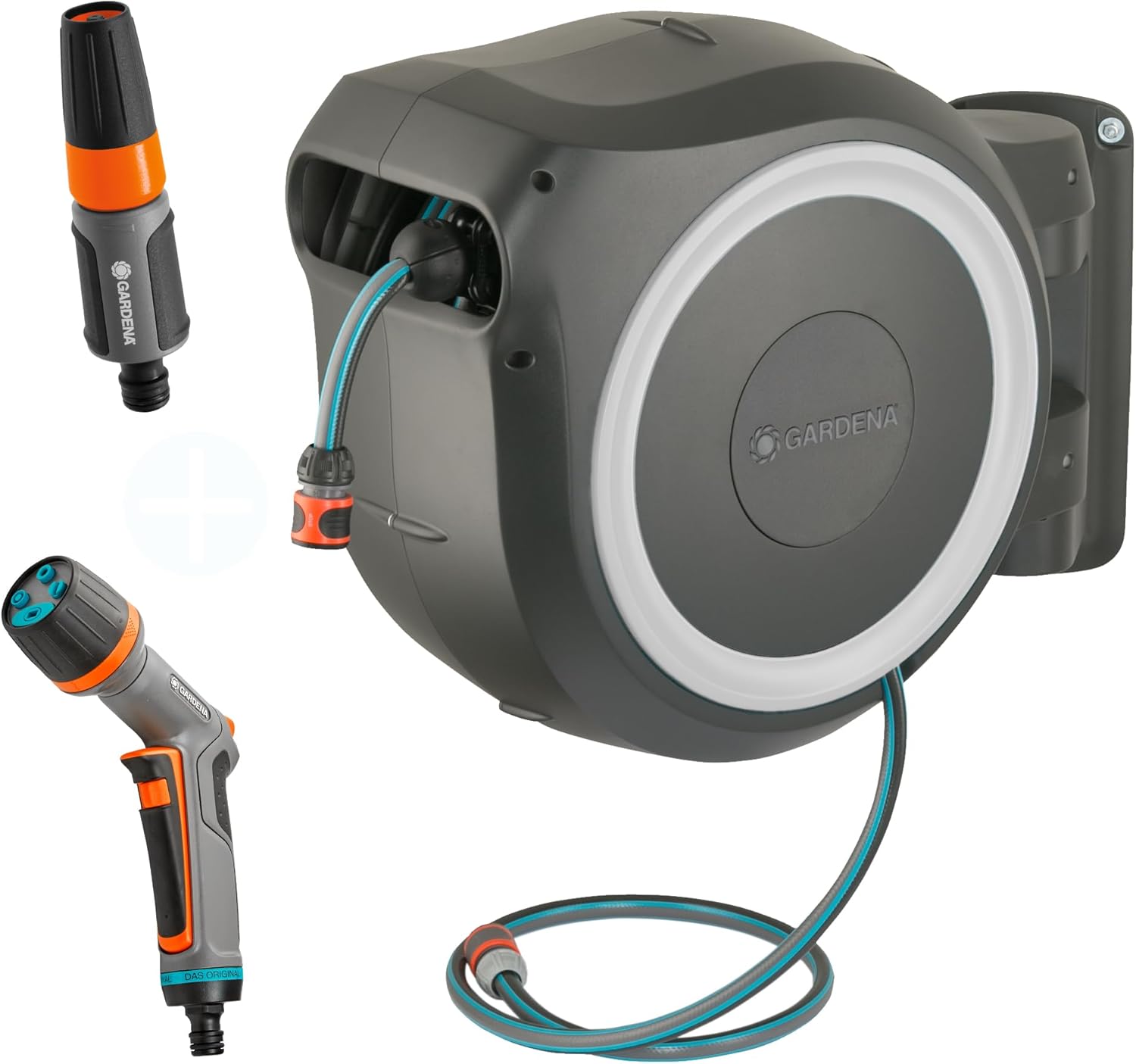 Gardena Schlauchbox RollUp L mit Zubehör – 18% sparen