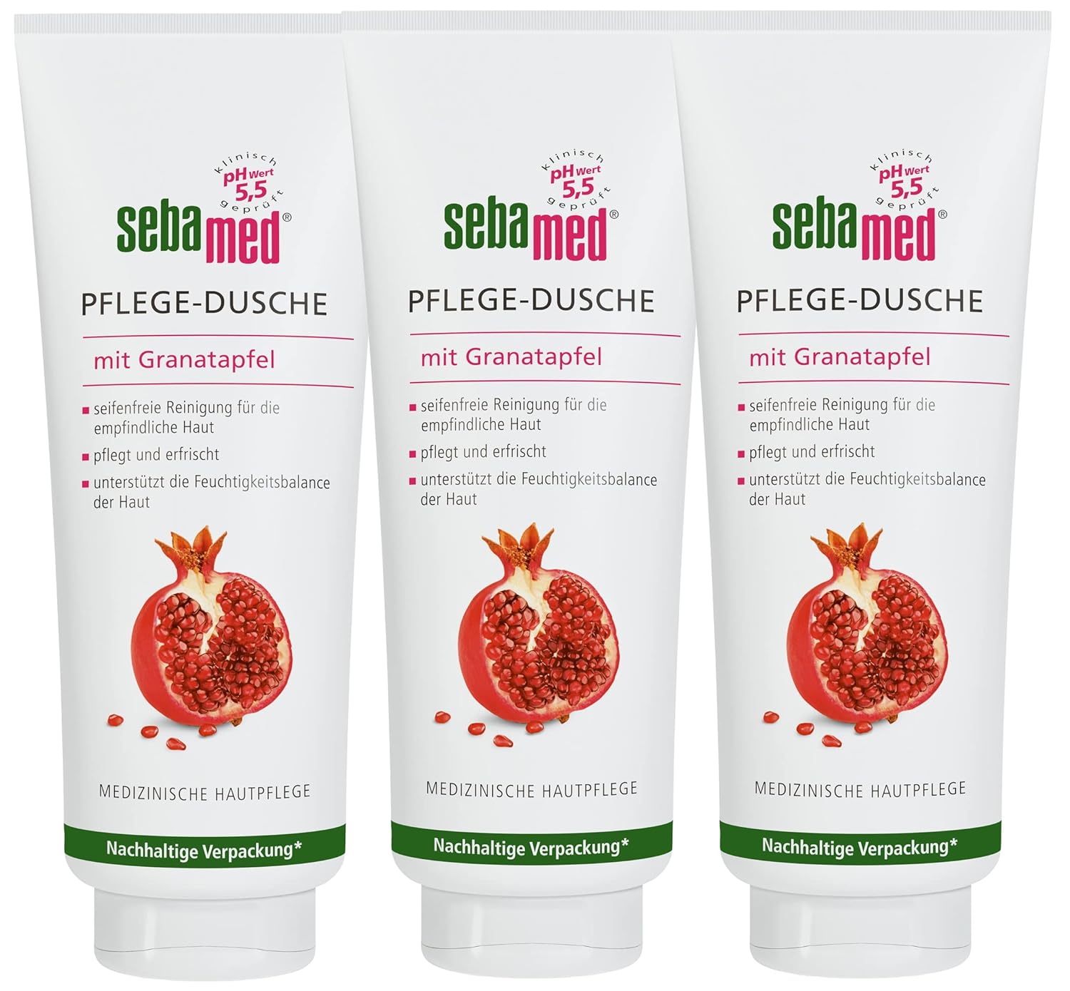 Sebamed Pflege-Dusche Granatapfel 3x250ml zum Hammerpreis