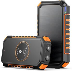 Hiluckey Powerbank Deal – 26800 mAh mit Solar & Wireless für unter 30€