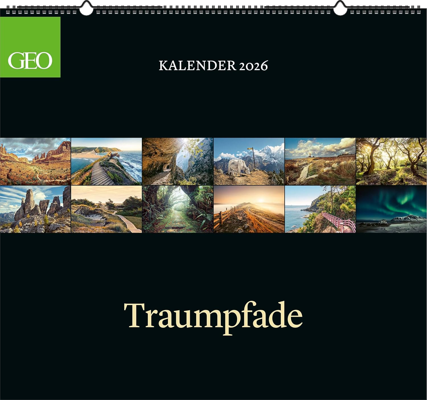 GEO Traumpfade 2026 Kalender – 24% sparen & Natur genießen