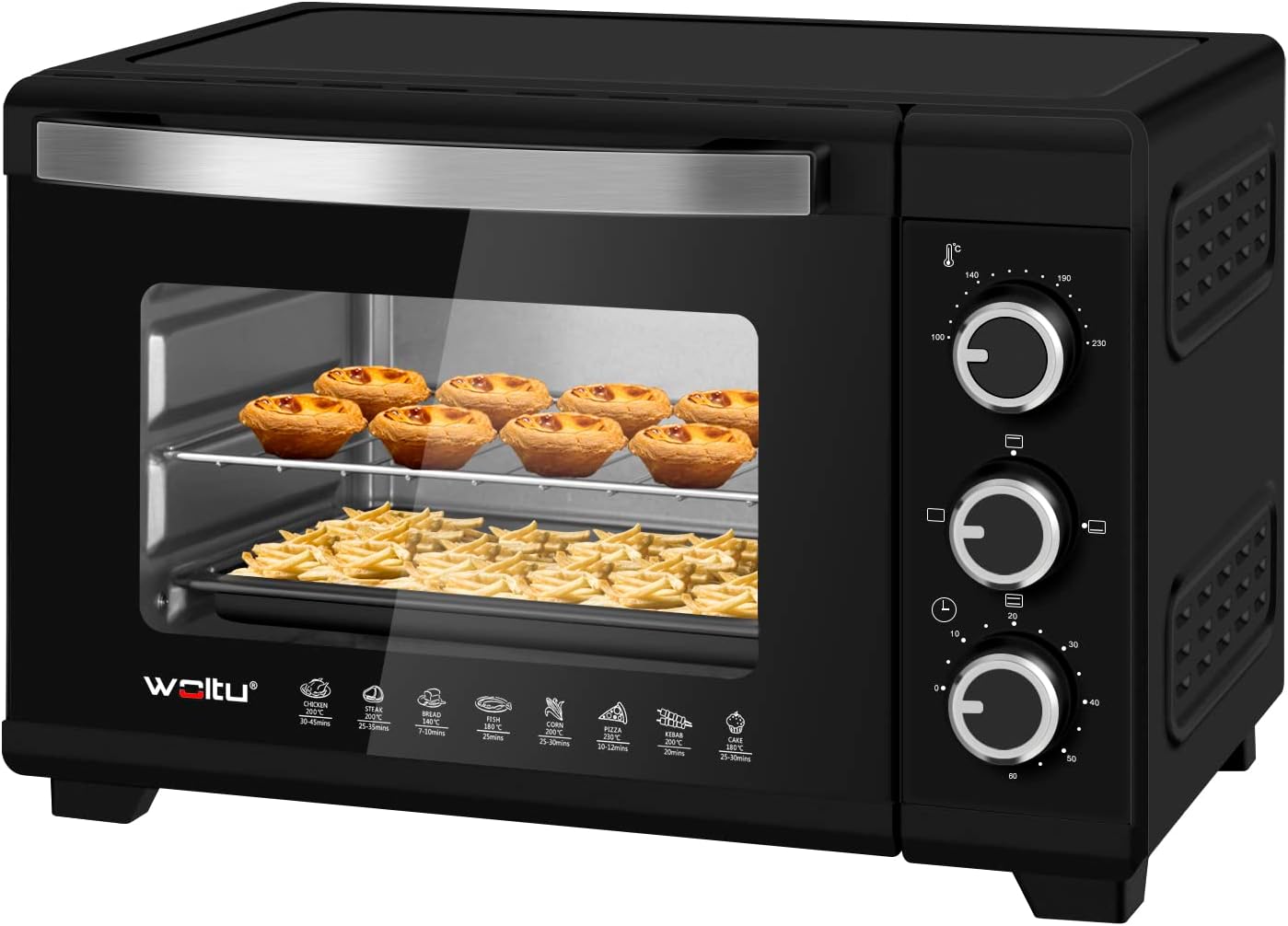 WOLTU Mini Backofen Deal – 30% sparen & Pizza genießen